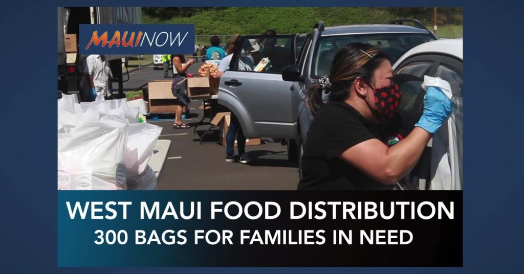 West Maui Food Distribution, Thursday, April 16 at 10 a.m. Maui Now