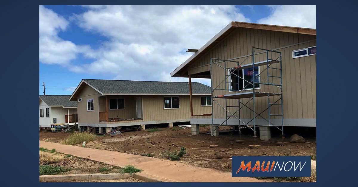 Nā Hale O Maui Completes Kahoma, Lahaina Affordable Housing Project