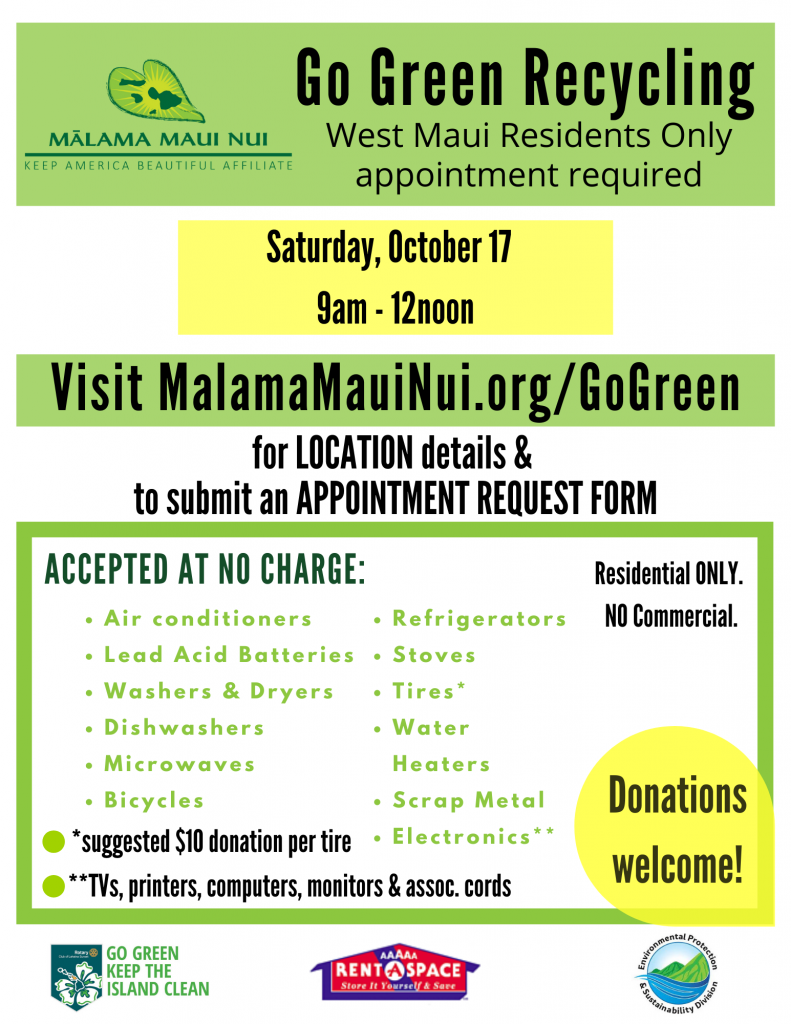 Go Green Recycling Flyer