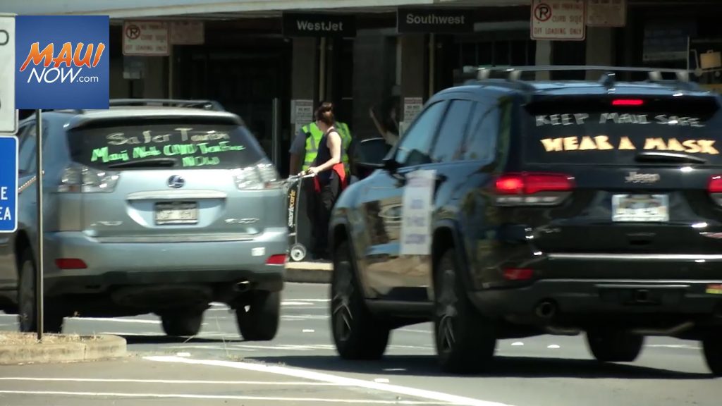 Kahului Airport Caravan DriveThrough Held in Effort to Keep Maui Safe