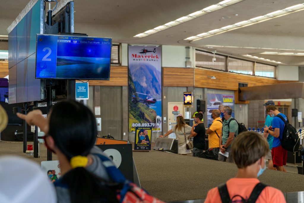 Kahului Airport: May 29, 2021. Photo by JD Pells