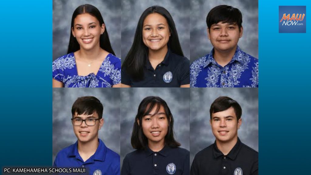 Kamehameha Schools Maui Students Awarded with National Academic Honors