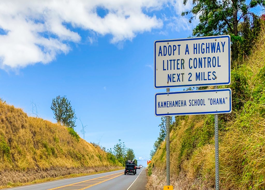 Adopt-A-Highway Volunteerism Award Goes to Kamehameha Schools Maui