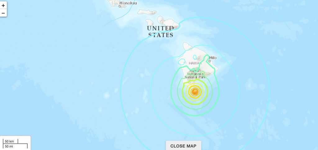 Update: No tsunami after 6.2 earthquake off the coast of Kau on Big Island, 3 aftershocks