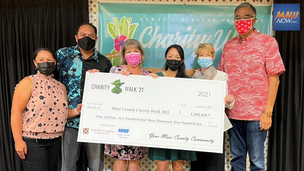 Maui Visitor Industry Charity Walk Raises 1.2 Million to Help 60 Local