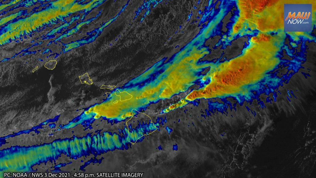 maui weather today satellite images