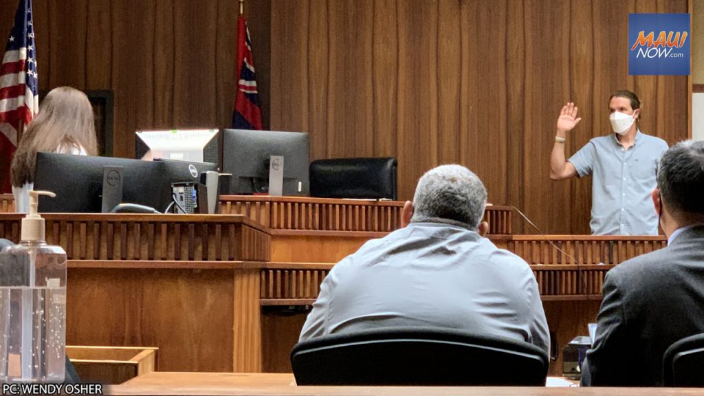 Bernard Brown said “I swear she was fine,” in police interview played