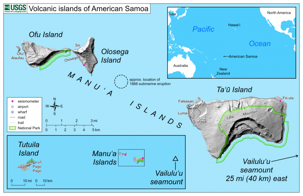 usgs volcano map