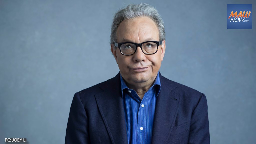 Comedian Lewis Black brings his “Off the Rails” tour to Maui’s Castle