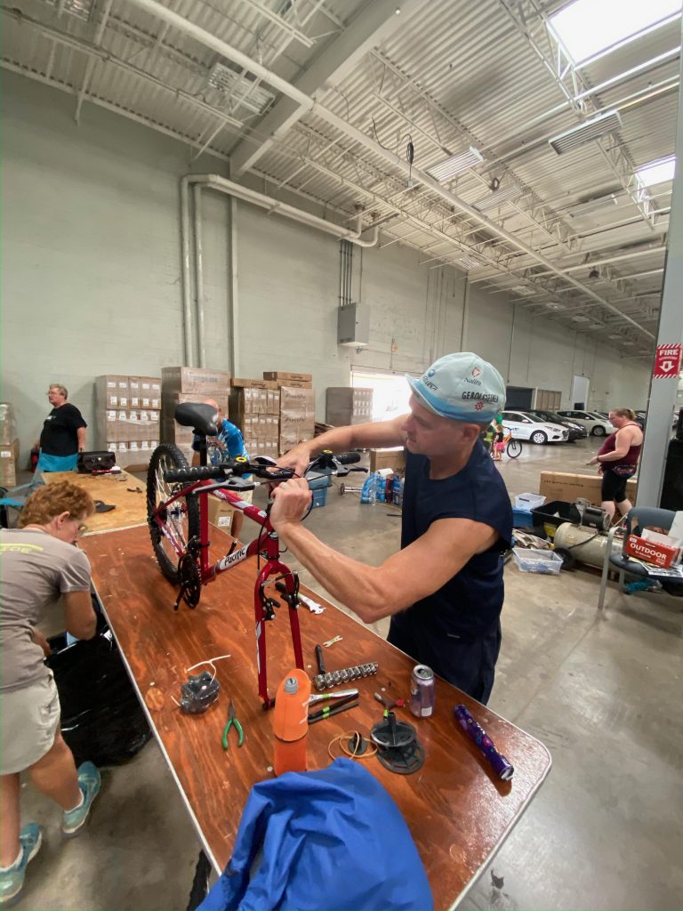 Krank Cycles is seeking volunteers to help assemble 400 bikes for