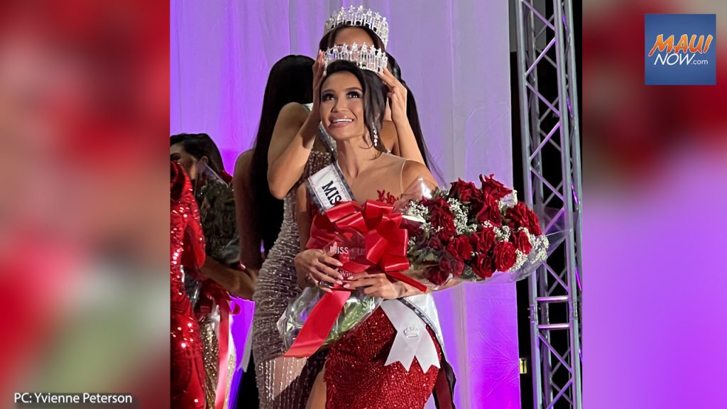 Maui duo crowned Savannah Gankiewicz named Miss Hawaii USA, Noelani