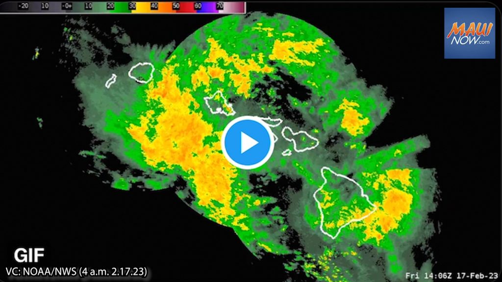 Kona low to force a “plume of deep tropical moisture” over the islands