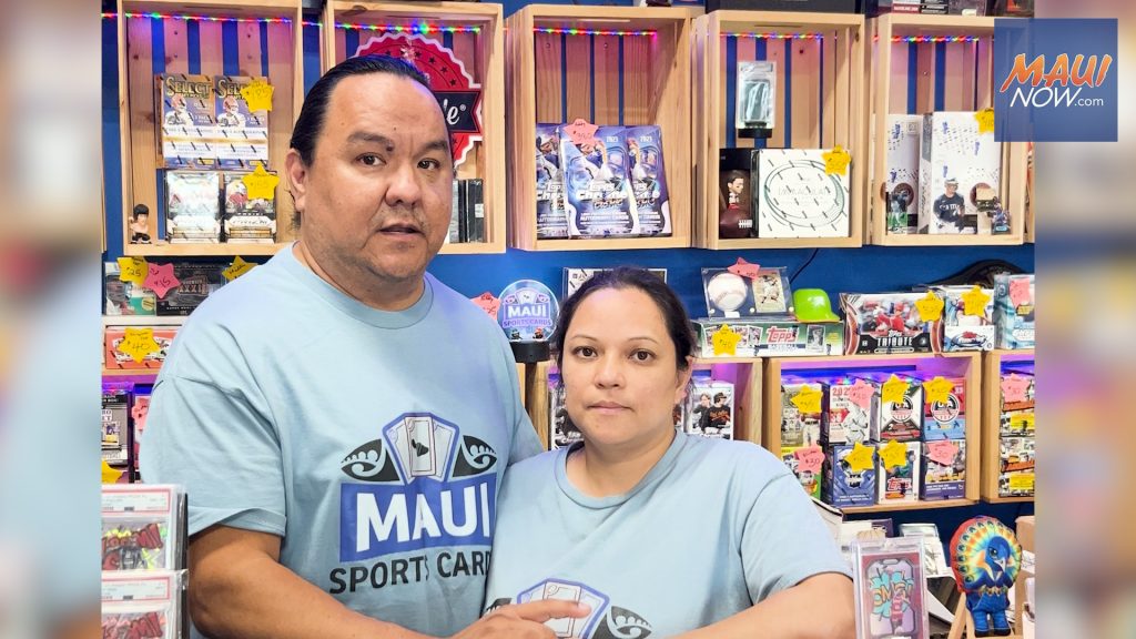 Maui Sports Cards shop organizes fundraiser card drive and auction for