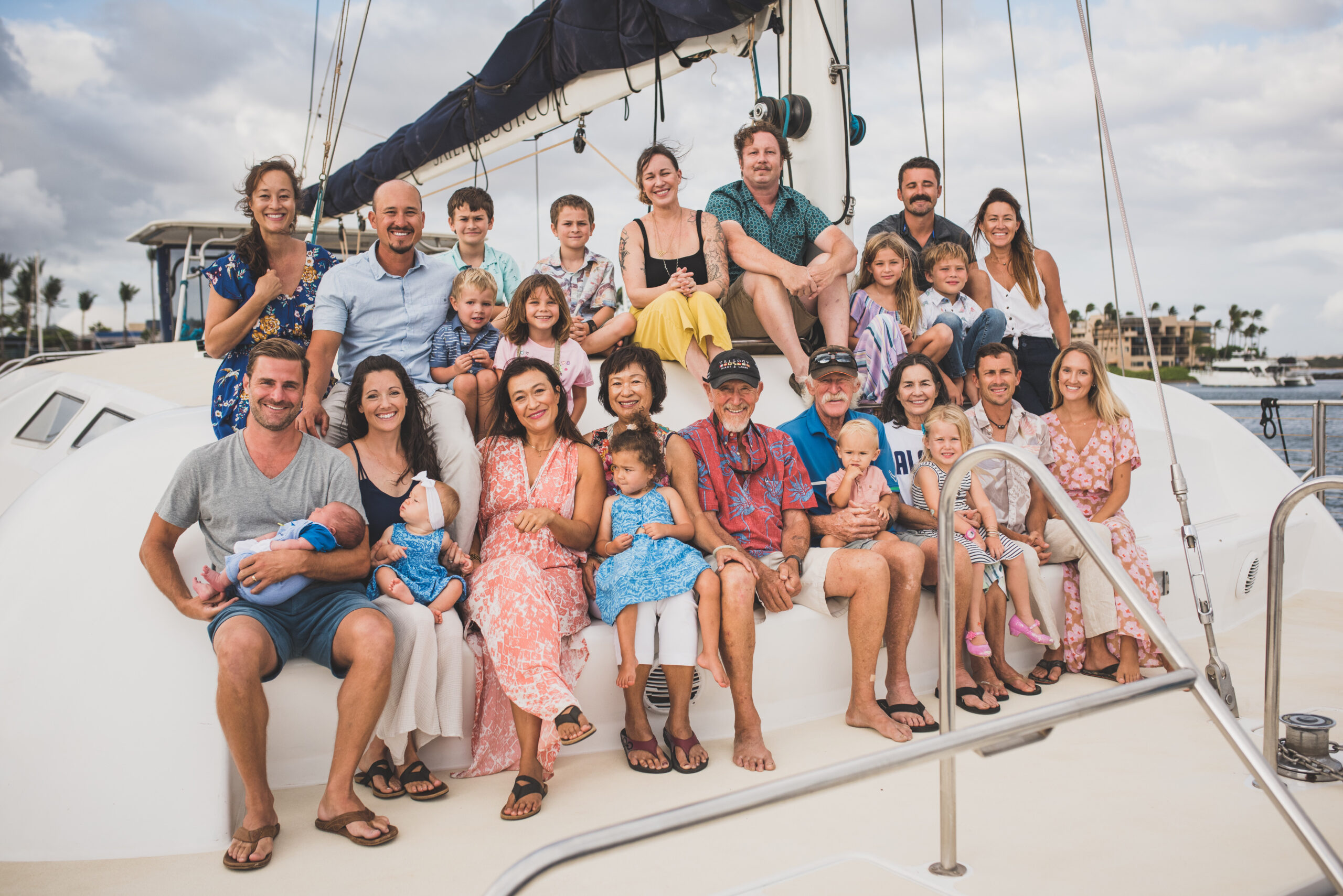 The Coon family that owns Trilogy Excursions is show here. The Maui sailing company was founded in 1973. Courtesy photo