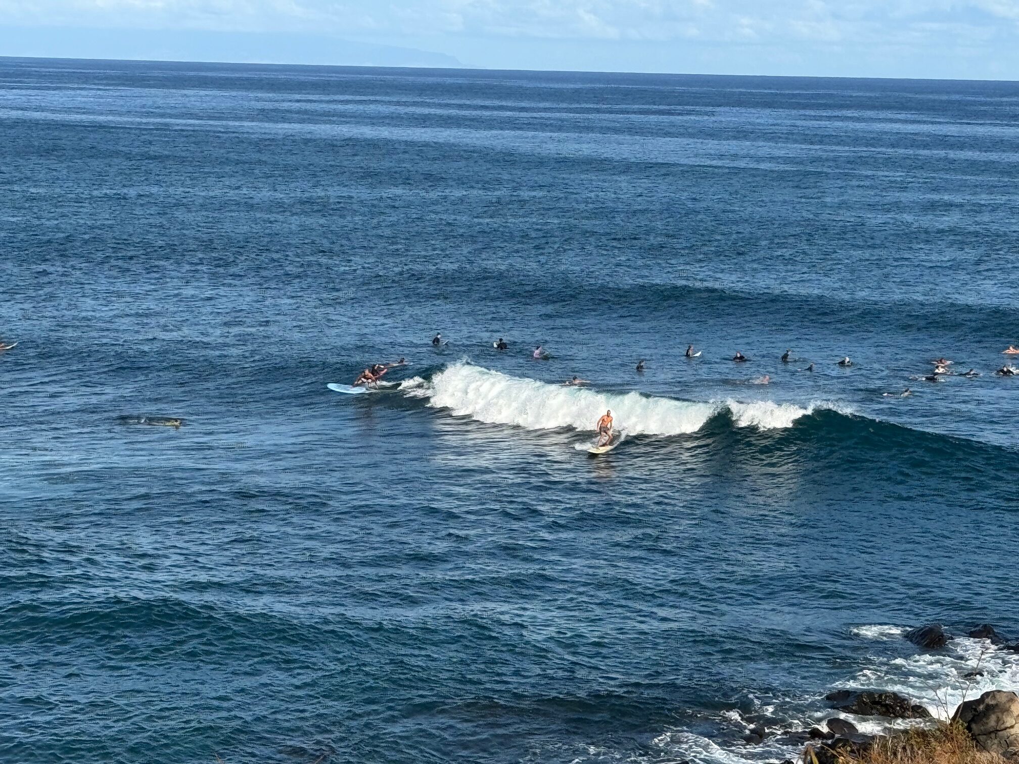 There were several local surfers at Ho'okipa Beach Park on Friday morning. HJI / ROB COLLIAS photo