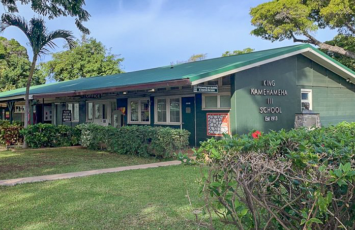 King Kamehameha III Elementary School celebrated its 100th birthday in 2013, but did not survive the Lahaina wildfire 10 years later. (Photo Courtesy)