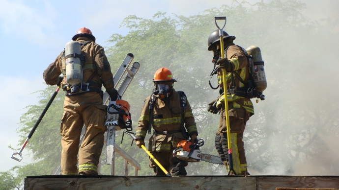 Maui firefighters. (File Photo: Wendy Osher)