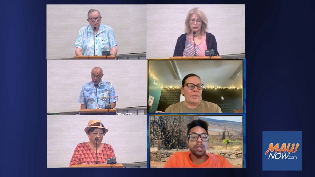 The Maui County Council heard more than two hours of passionate and divided testimony Thursday morning regarding the appointment of a successor to the Kahului residency seat left vacant by the passing of Council Member Natalie &#8220;Tasha&#8221; Kama. The Council is considering three applicants for the remainder of the 2025-2027 term: Virgilio “Leo” R. Agcolicol, [&hellip;]