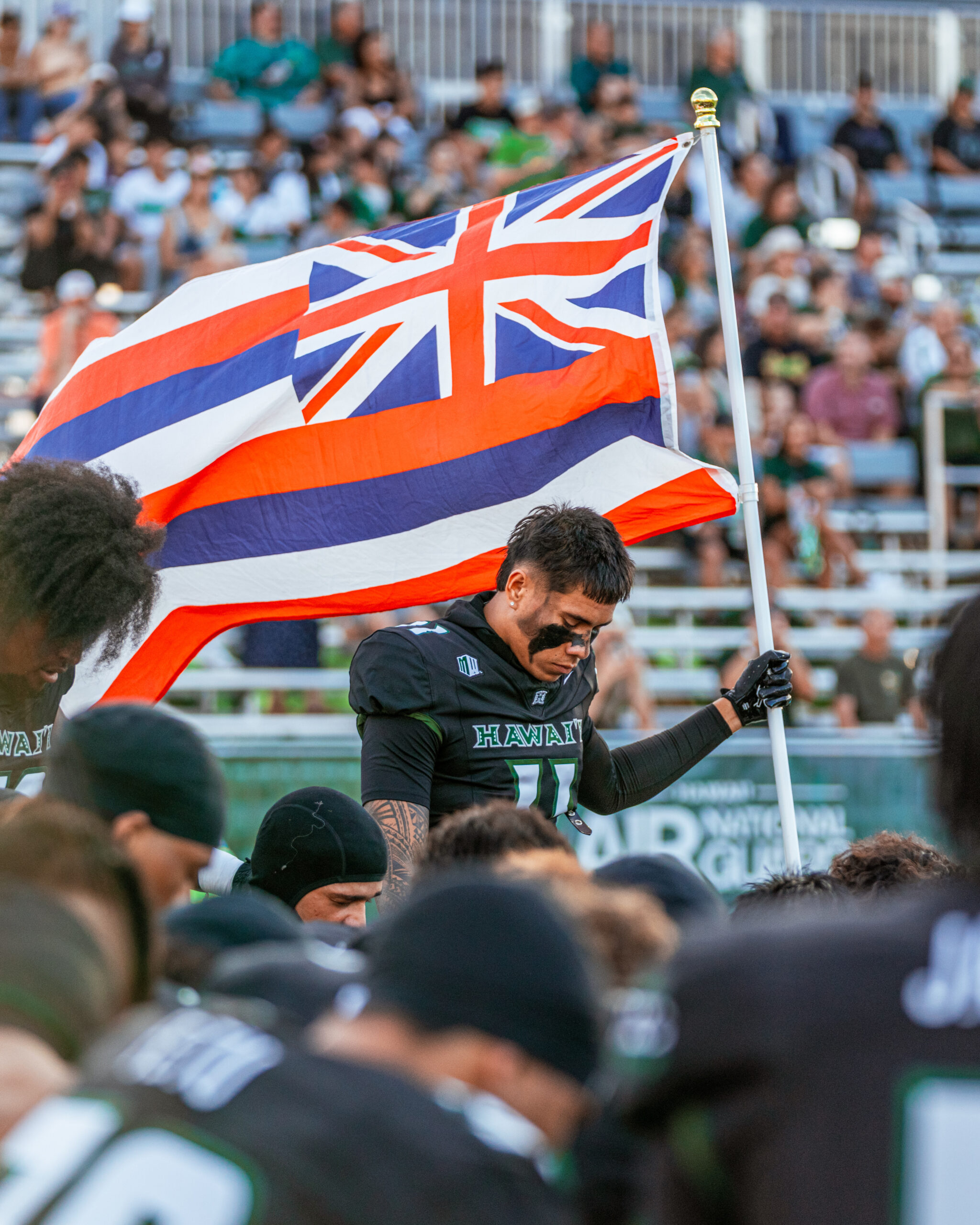 Kamehameha Schools Maui graduate Karsyn Pupunu has climbed from walk-on to starter for the University of Hawai'i football team. He will line up at wide receiver for the Raimnbow Warriors in the Sheraton Hawai'i Bowl today. University of Hawai'i Athletics photo