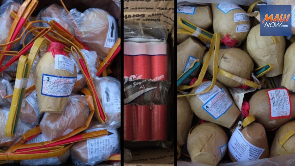 Two Big Island men arrested for ‘years-long operation’ to transport, distribute illegal fireworks