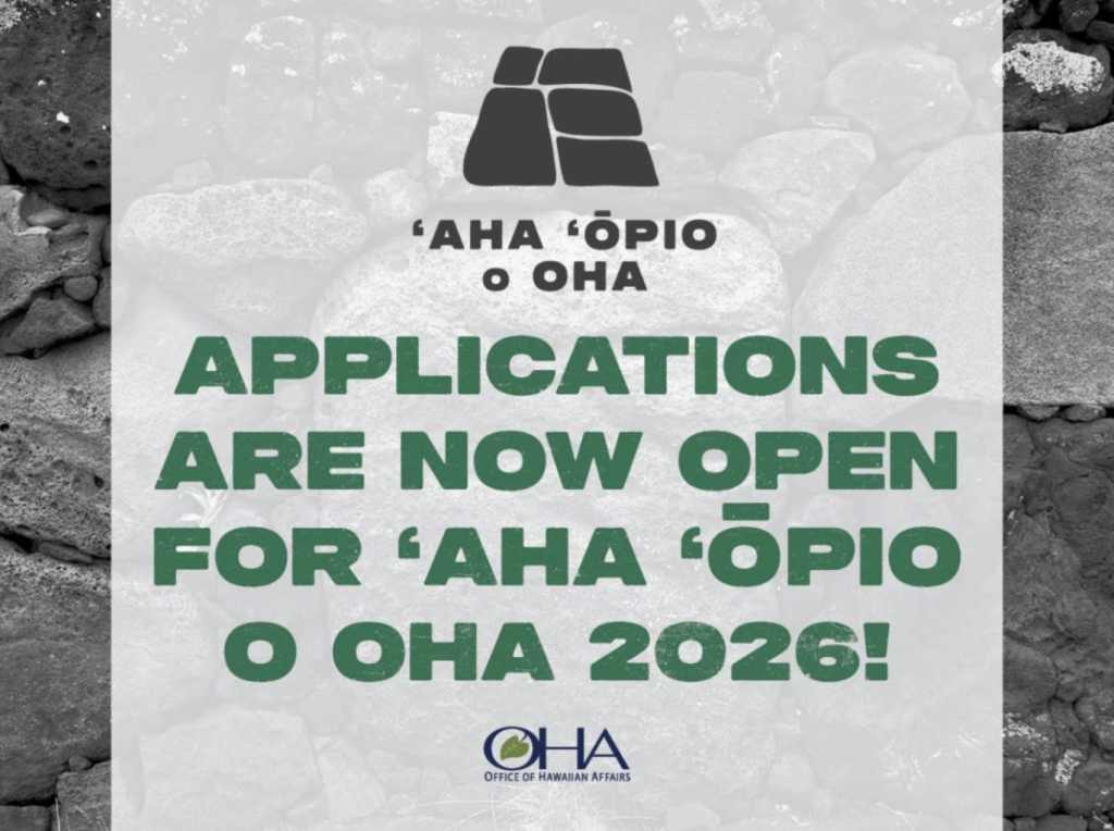 ʻAha ʻŌpio o OHA 2026 – A free youth leadership and civic education experience