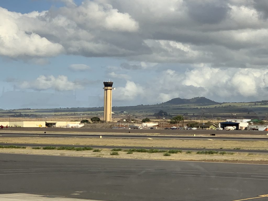 Runway 2-20 at Kahului Airport is in the planning phase of getting its first reconstruction project in the 84 years since it was built in 1942. Wendy Osher / Maui Now