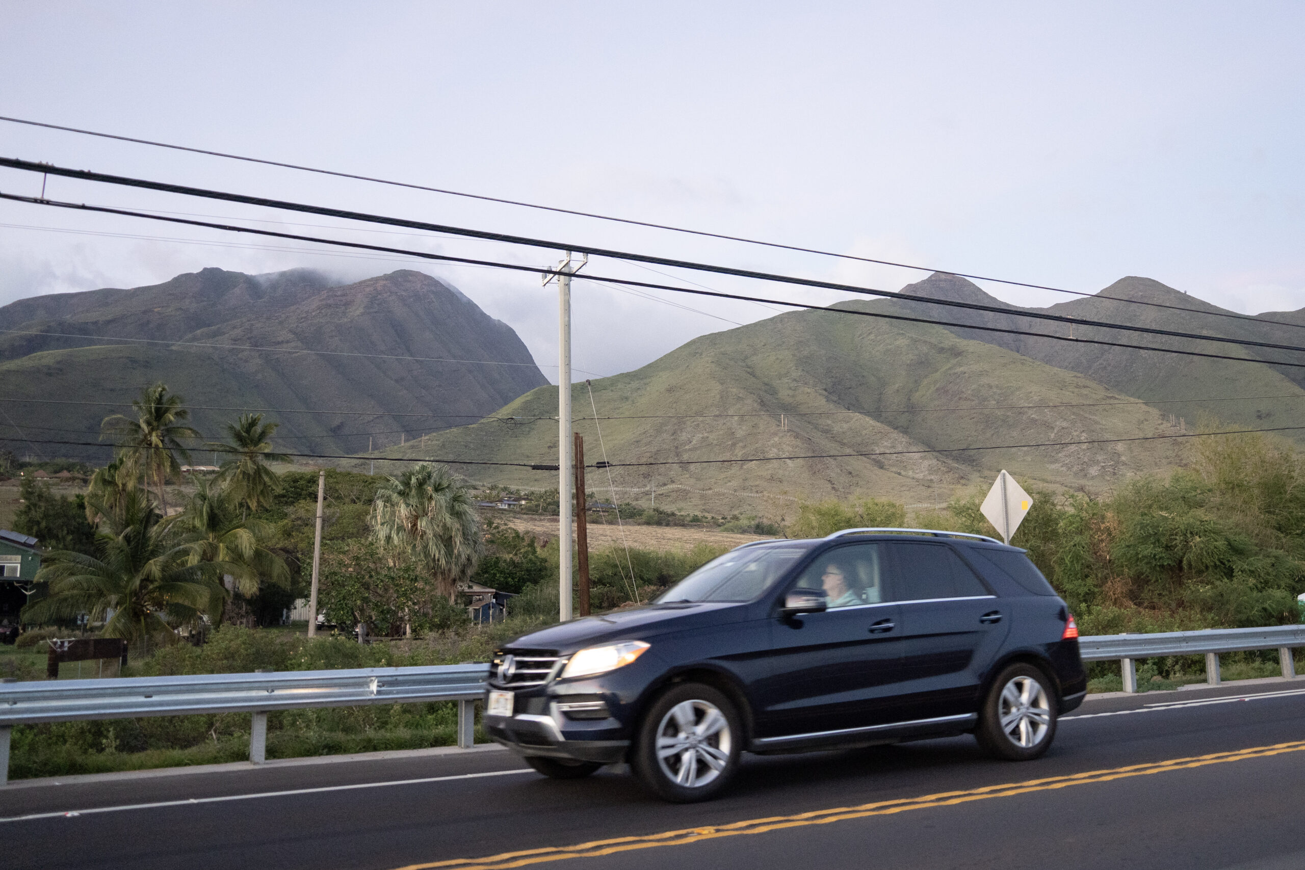 A car zips through Olowalu on Tuesday, March 3, 2026. HJI / COLLEEN UECHI photo