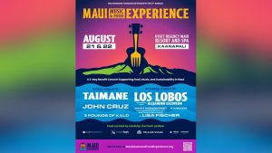 Hua Momona Foundation announces Third Annual Maui Music & Food Experience, Aug. 21-22
